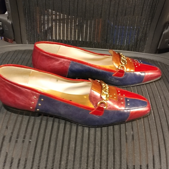 Margaret J Patchwork Leather Flats, 9M - Picture 3 of 5